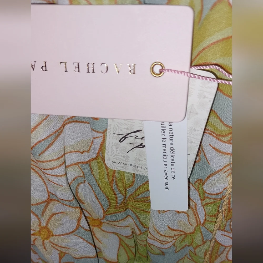 Free People x Rachel Parcell Chiffon Floral Dress - Picture 11 of 12